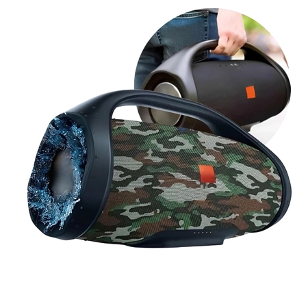 Caixa de Som Bombox 2 Grande 35/22CM Gigante Alto Falante Portátil Bluetooth