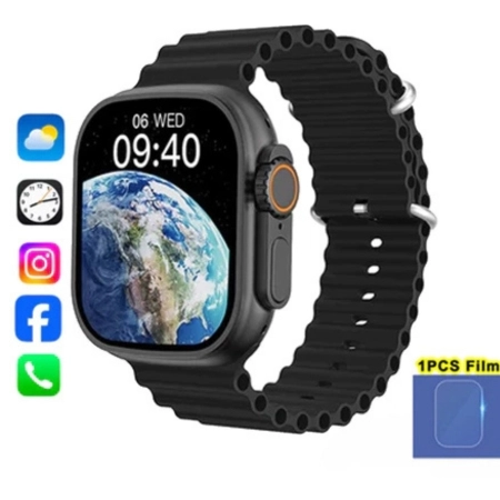T800 Ultra 2 Series 9 Resposta Ao Gesto Smart Watch Carregador Sem Fio À Prova D'água