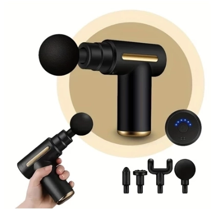 Pistola De Massagem Muscular De Alta Frequência Com Massageador Elétrico Profissional Portátil