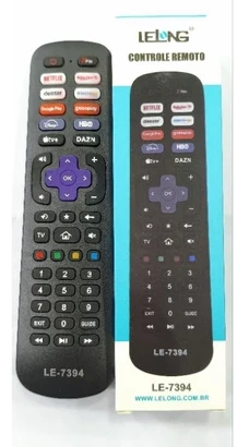 Controle Remoto Smart TV ROKU Lelong LE-7394 - Alta Qualidade