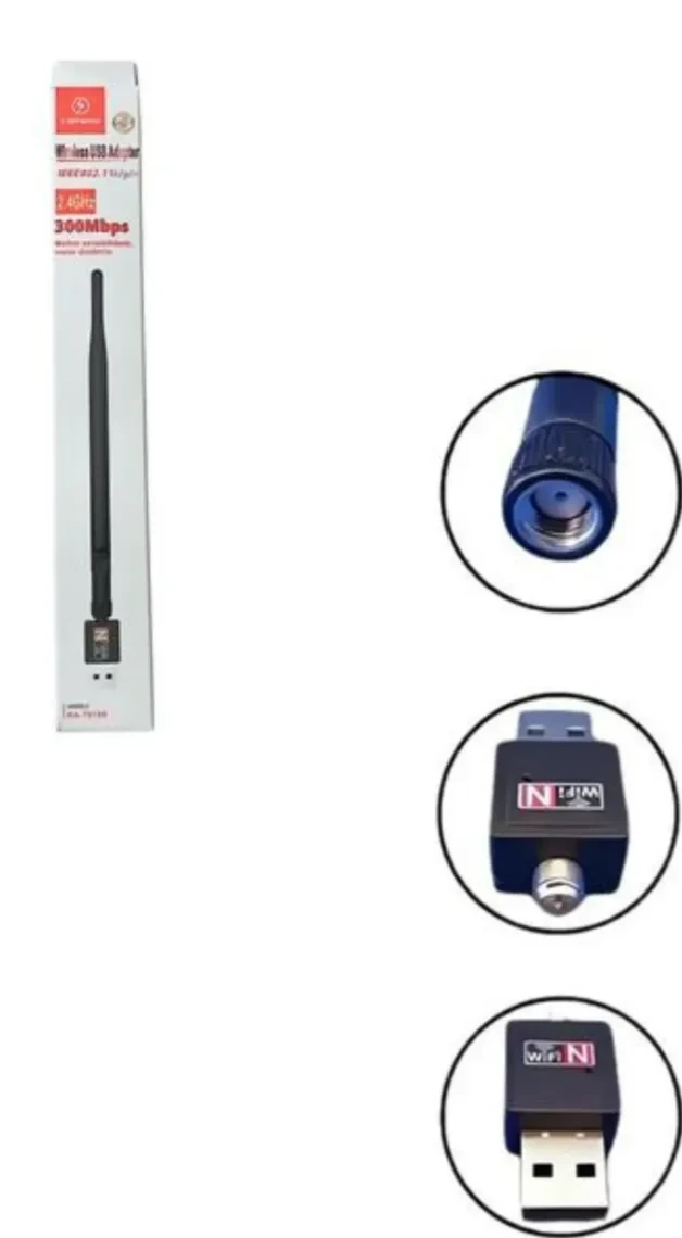 Antena Wifi Kapbom Ka-t8188 Para Computador E Notebook