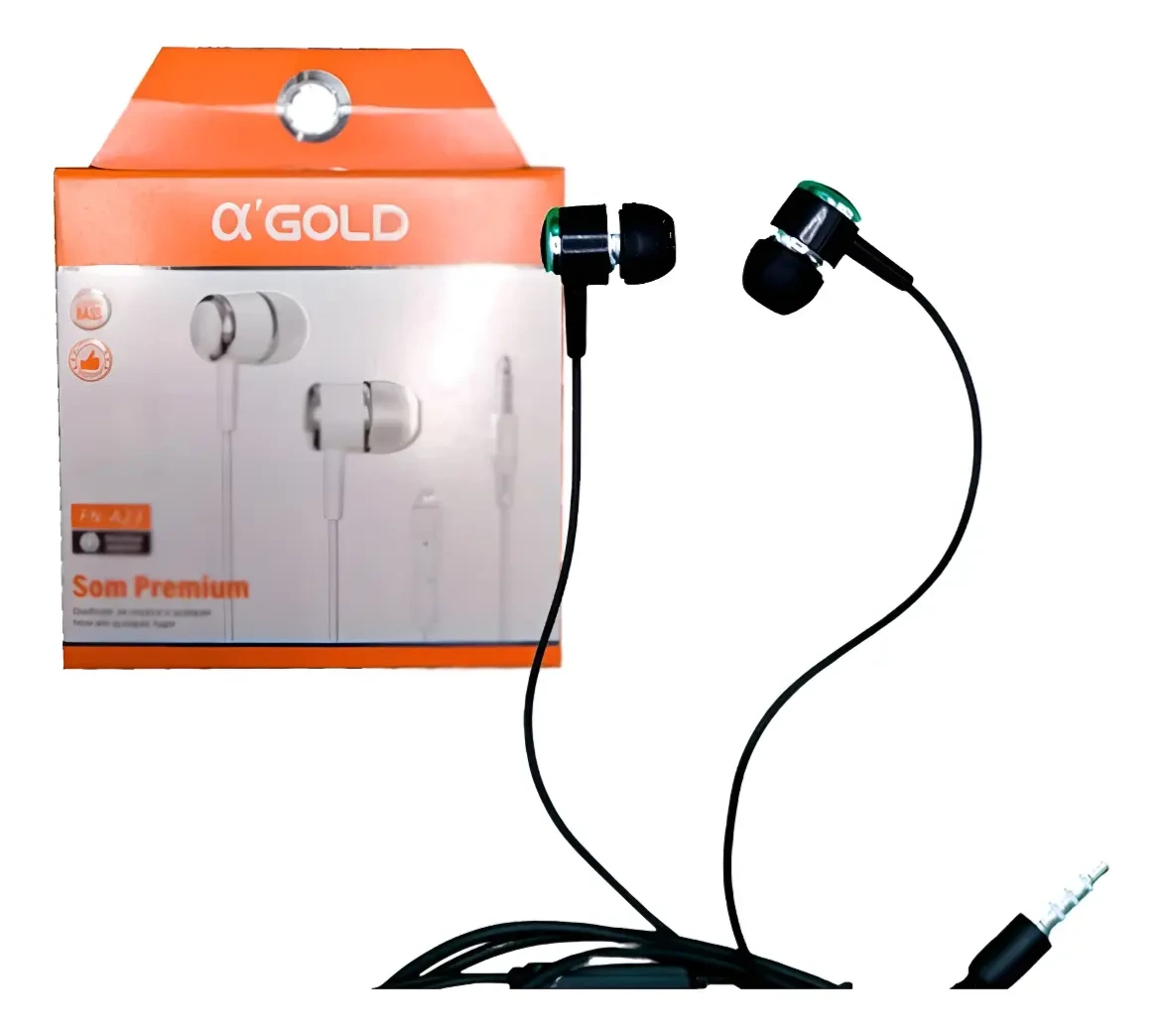Fone De Ouvido A'gold Fn-a23 Para Celular