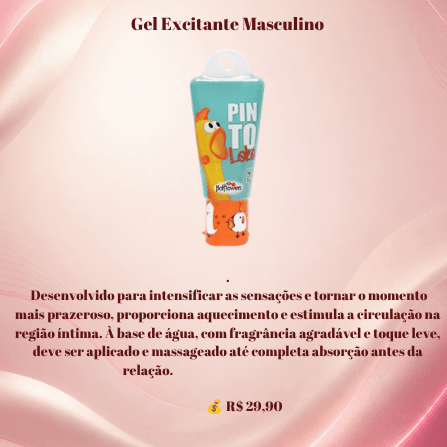 Gel Excitante Masculino Pinto