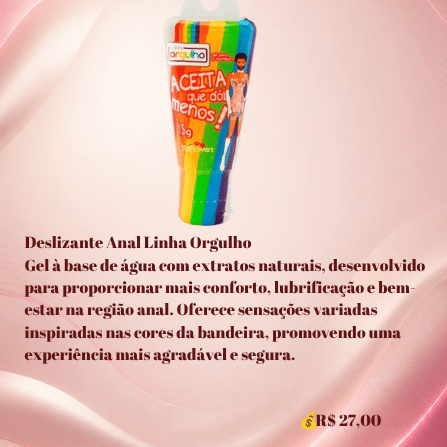 Deslizante Anal Linha Orgulho