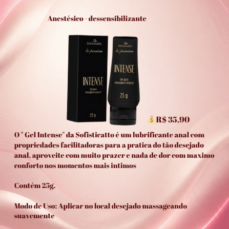 Gel Intense Anestésico Dessensibilizante