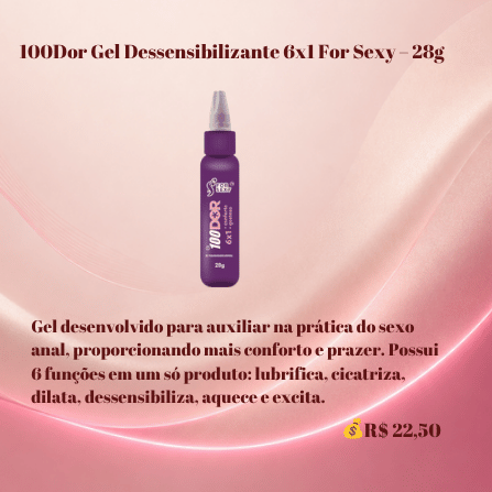 100Dor Gel Dessensibilizante 6x1 For Sexy 28g