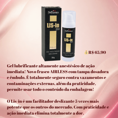 Lis-in Gel Lubrificante Anestésico