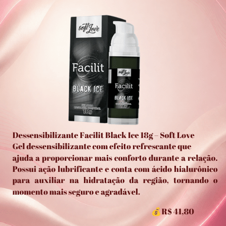 Facilit Black Ice Dessensibilizante 18g