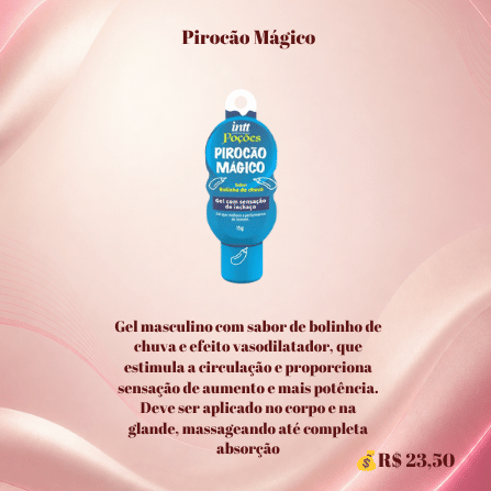 Pirocão Mágico Gel Masculino