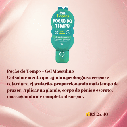 Poção do Tempo Gel Masculino