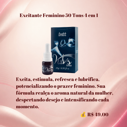 Excitante Feminino 50 Tons 4 em 1