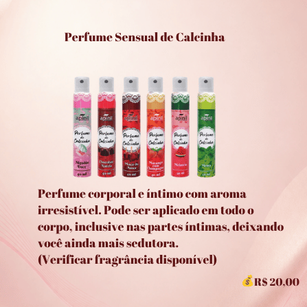 Perfume Sensual de Calcinha