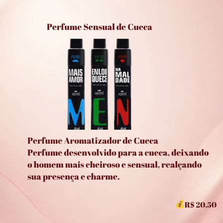 Perfume Aromatizador de Cueca