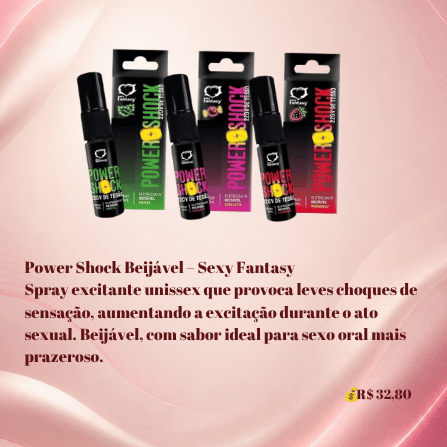 Power Shock Beijável Sexy Fantasy