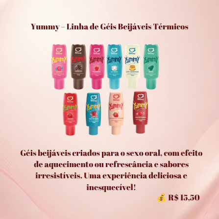 Yummy Linha de Géis Beijáveis Térmicos