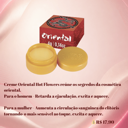 Creme Oriental Hot Flowers