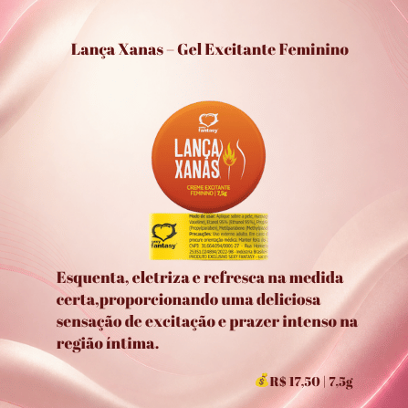 Lança Xanas Gel Excitante Feminino (pág 96)