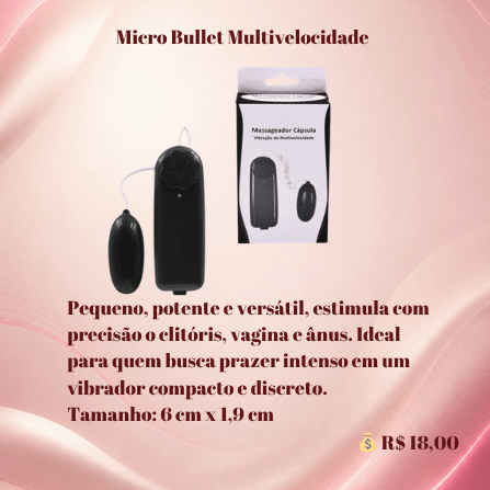 Micro Bullet Multivelocidade