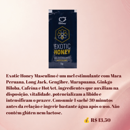 Exotic Honey Masculino Estimulante