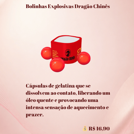 Bolinhas Explosivas Dragão Chinês