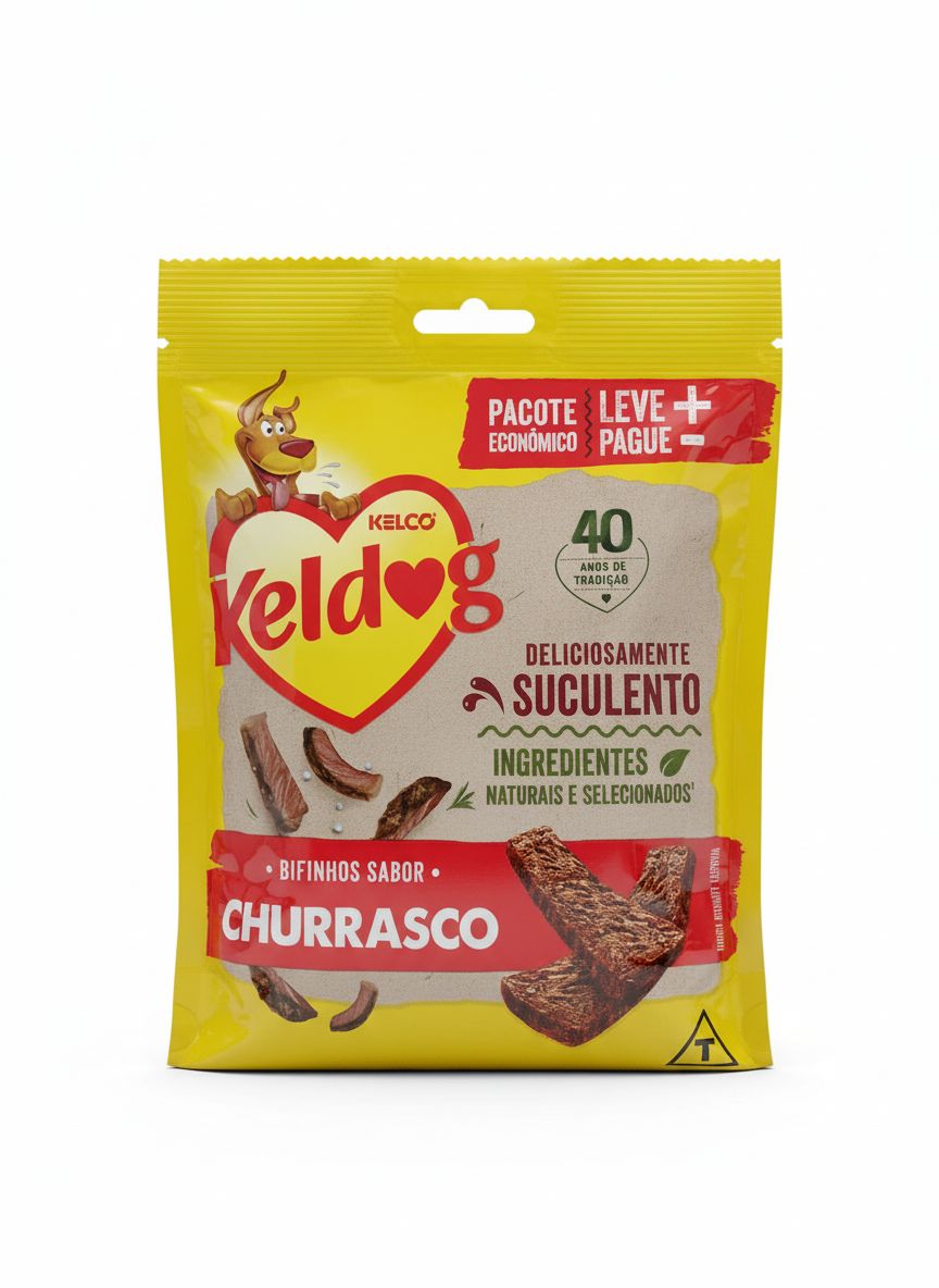 Bifinho Keldog Sabor Churrasco 500g