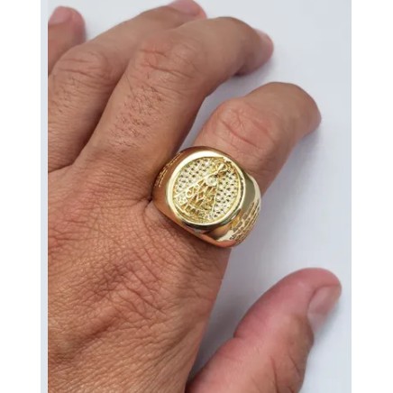 Anel Nossa Senhora em moedas antigas