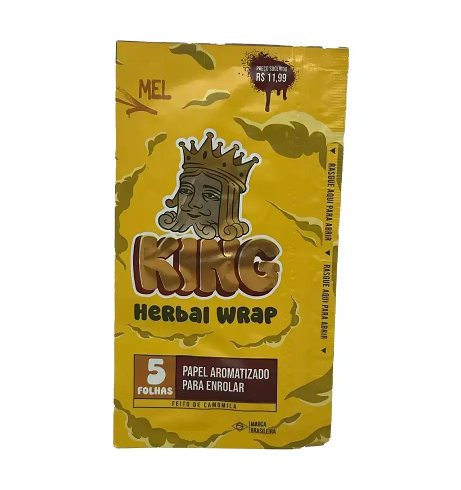BLUNT KING - PACK 5 FOLHAS - MEL