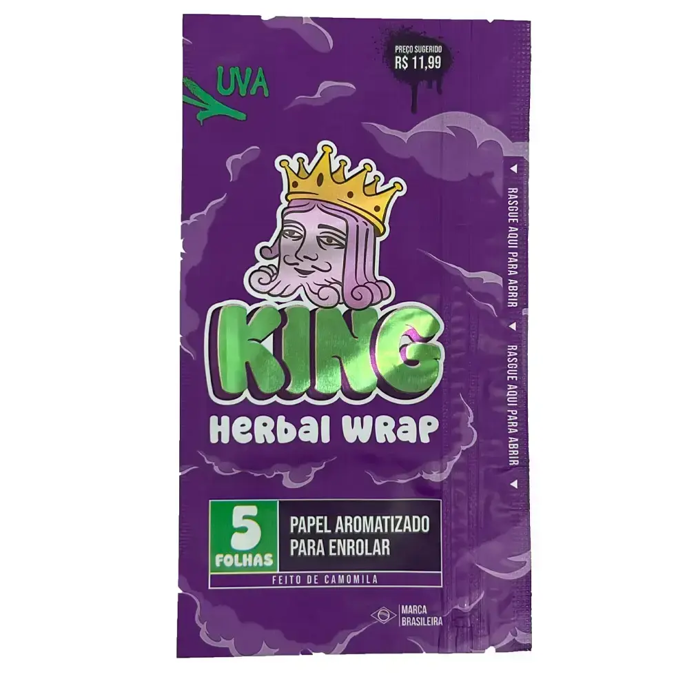 BLUNT KING - PACK 5 FOLHAS - UVA