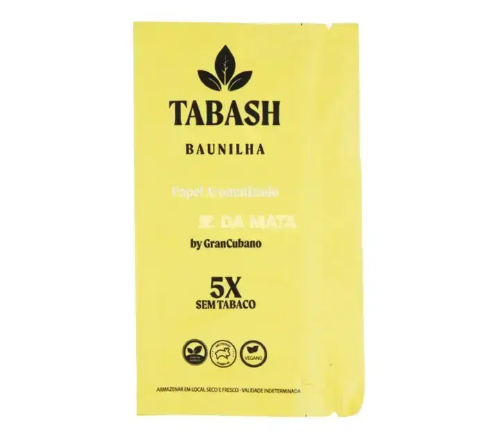 BLUNT TABASH - PACK 5 FOLHAS - BAUNILHA