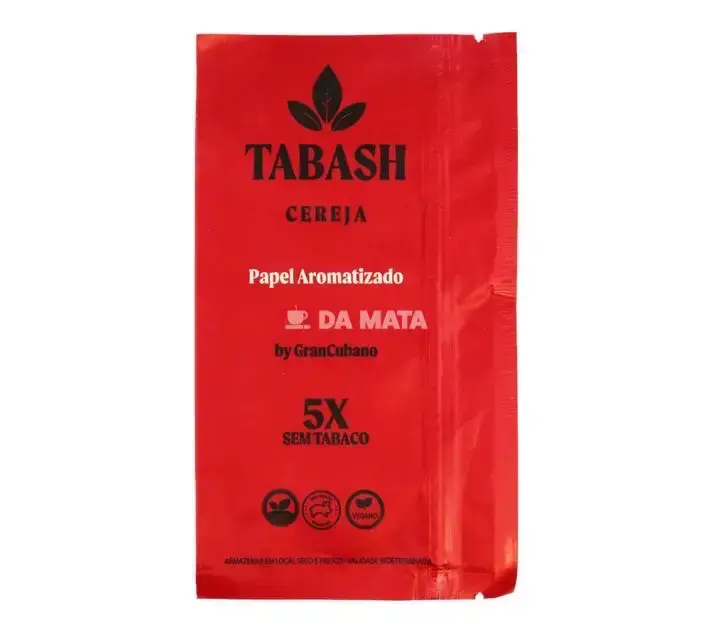 BLUNT TABASH - PACK 5 FOLHAS - CEREJA