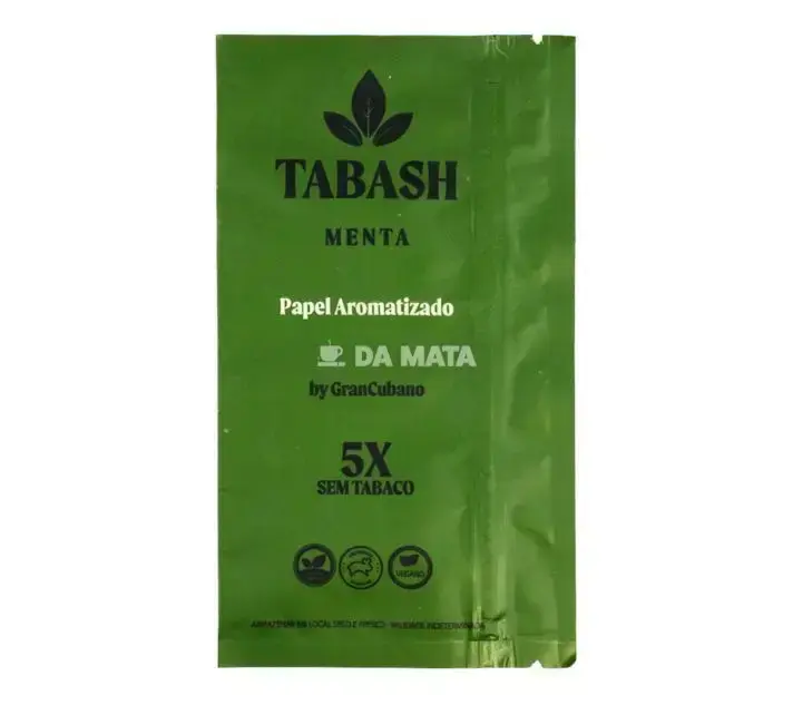 BLUNT TABASH - PACK 5 FOLHAS - MENTA