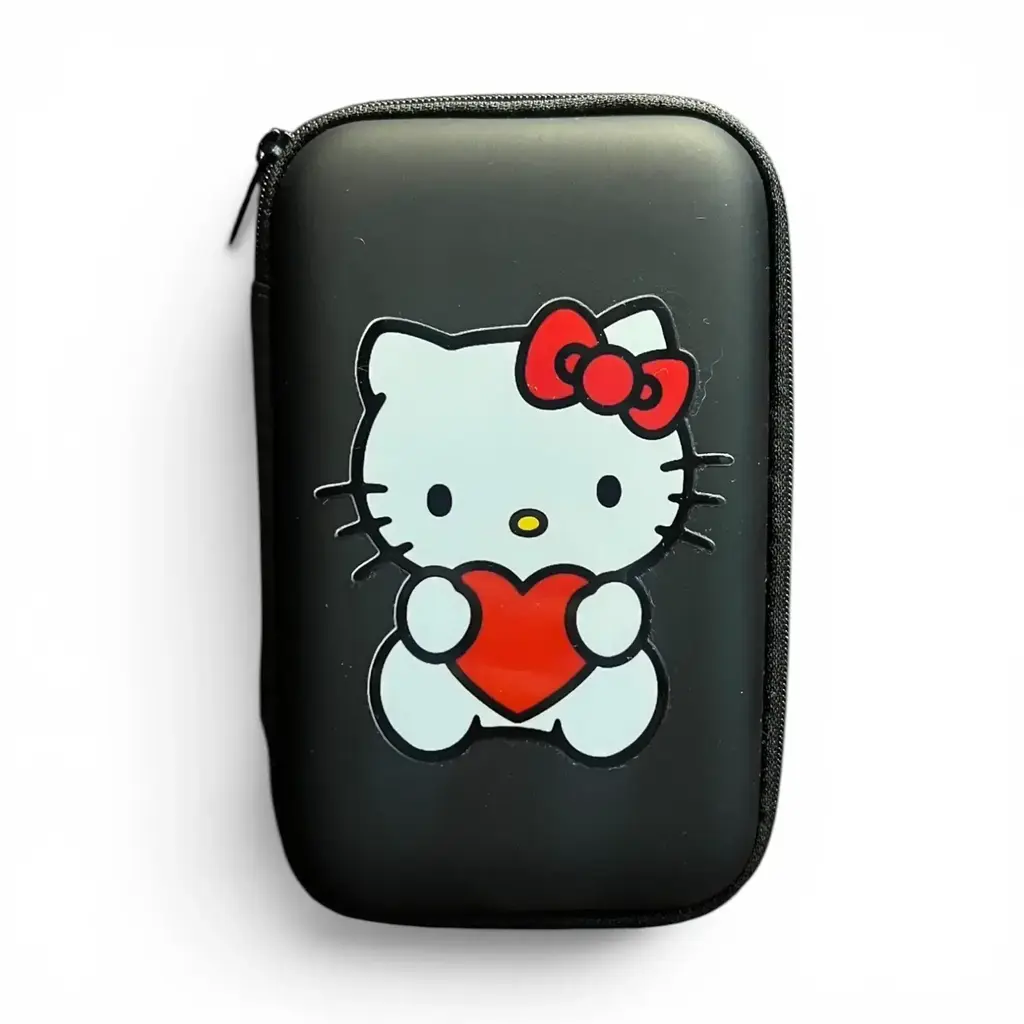 CASE BAG SIMPLES M - MÉDIA - HELLO KITTY RED