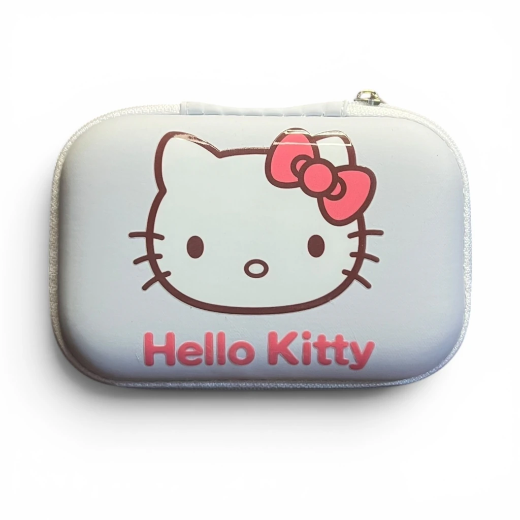 CASE BAG SIMPLES P - BRANCA - HELLO KITTY PINK