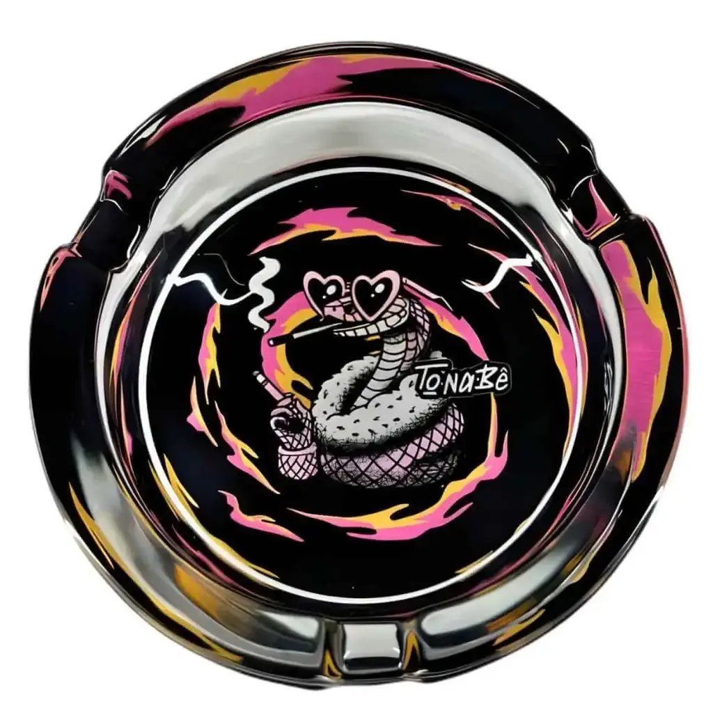 CINZEIRO DE VIDRO - TÔ NA BÊ - REDONDO - SNAKE CHAPA
