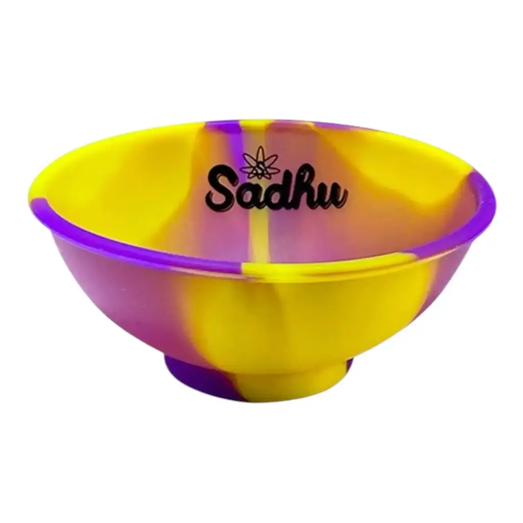 CUIA DE SILICONE SADHU COMPACT - MIX DE CORES - ROXO/AMARELO