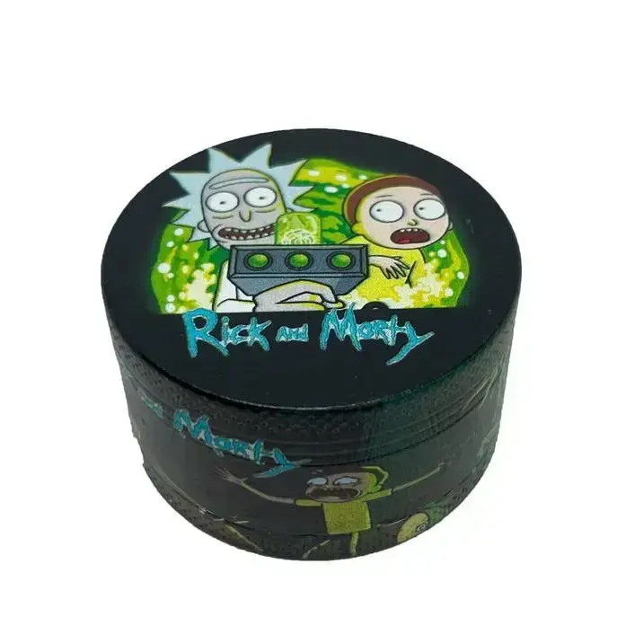 DICHAVADOR DE METAL FULL RICK E MORTY - 3 PARTES - GRANDE 50MM - SCARY RICK