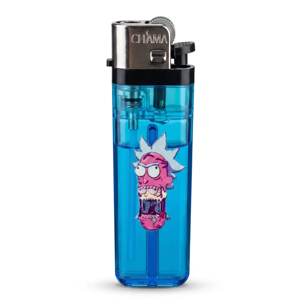 ISQUEIRO CHAMA LIGHTER - RICK PINK BLUE
