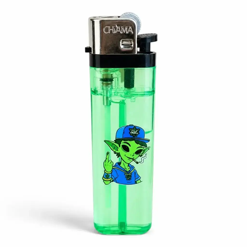 ISQUEIRO CHAMA LIGHTER - VERDE ELF