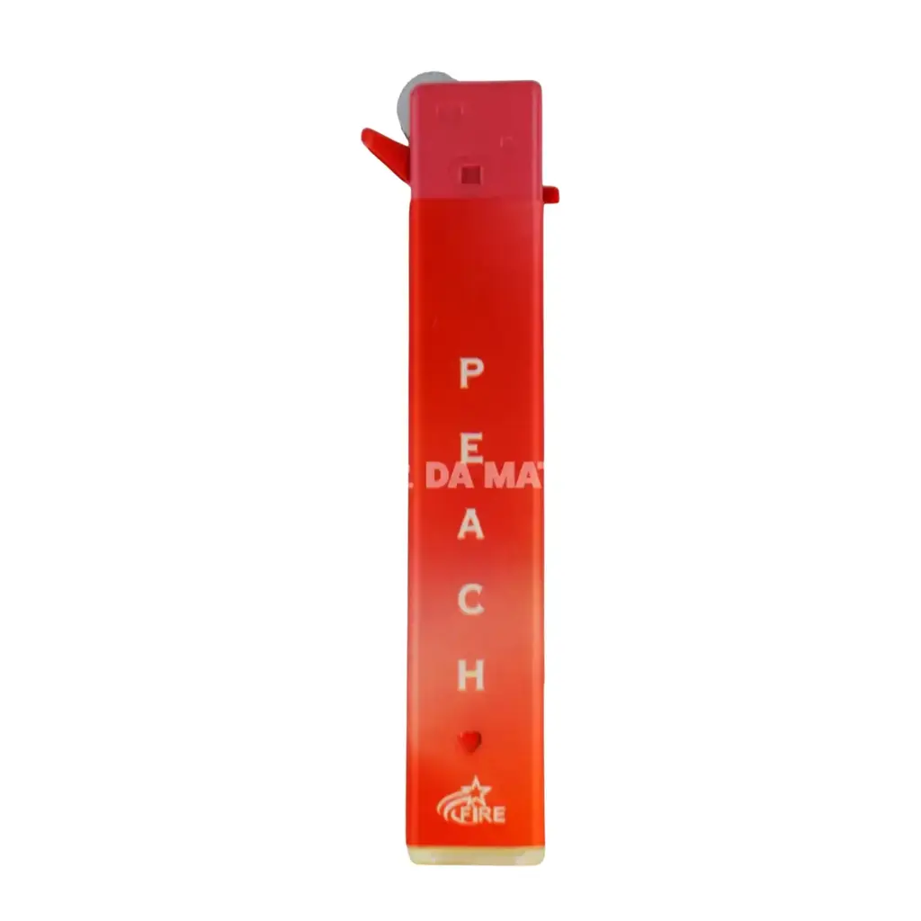 ISQUEIRO FIRESTAR FRUITS GLOWN - PEACH
