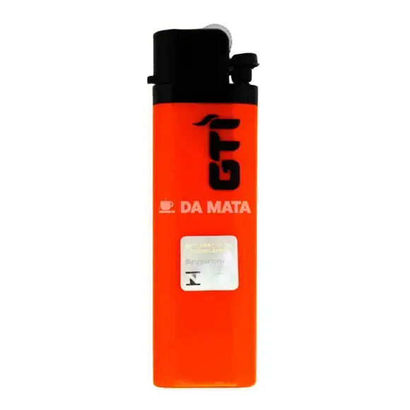 ISQUEIRO GTI MAX SÓLIDO - GRANDE - LARANJA