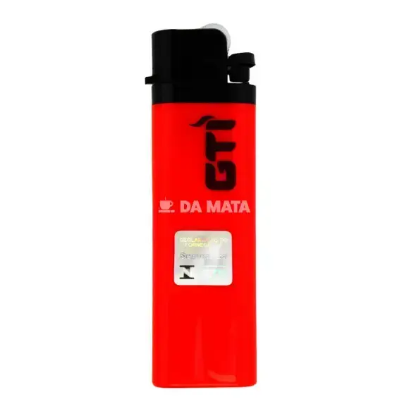 ISQUEIRO GTI MAX SÓLIDO - GRANDE - VERMELHO