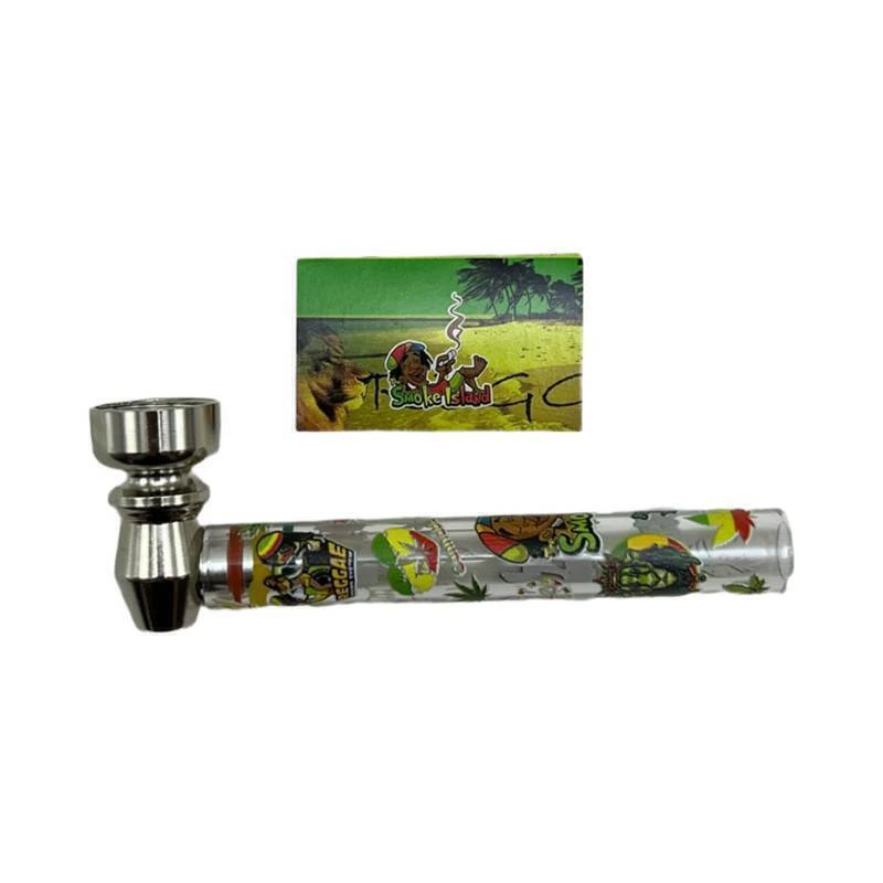 KIT PIPE DE VIDRO + 5 TELAS - REGGAE