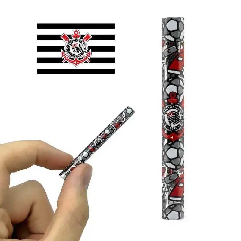PITEIRA DE VIDRO TIMES - 5MM - LONGA - CORINTHIANS