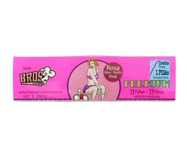 SEDA BROS PINK C/ PITEIRA + PILÃO - KING SIZE