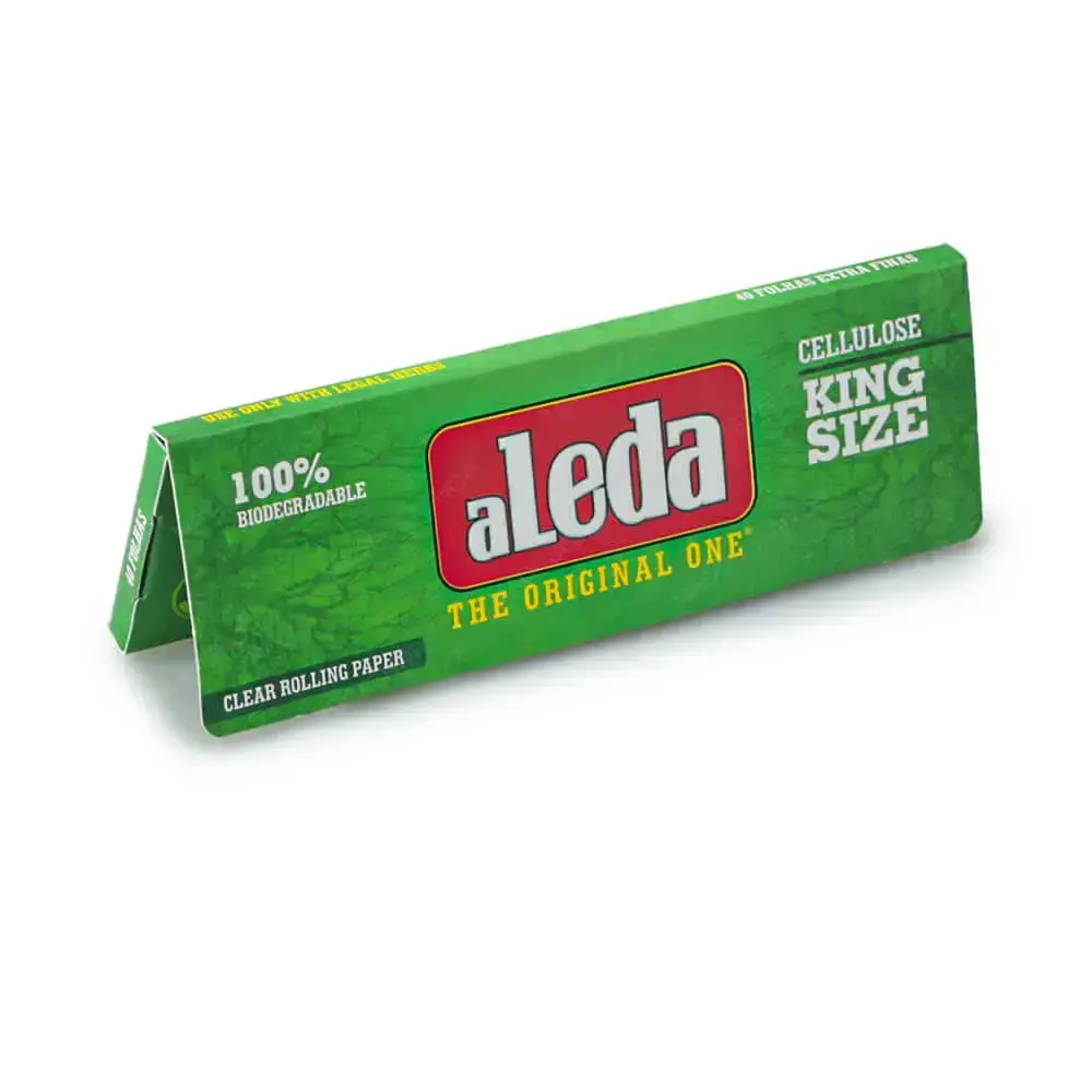 SEDA CELULOSE ALEDA VERDE - KING SIZE SLIM
