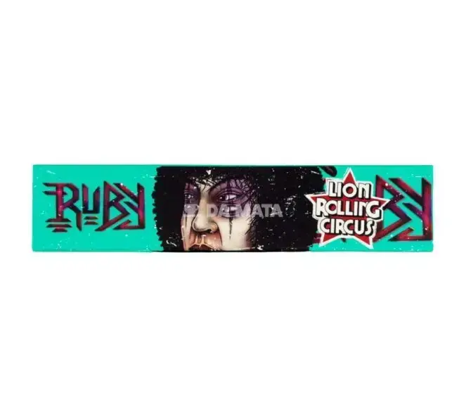 SEDA C/ PITEIRA LION ROLLING CIRCUS BRASIL EDITION - KING SIZE - VERDE