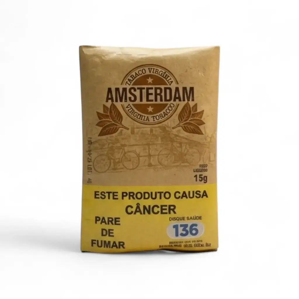 TABACO AMSTERDAM VIRGÍNIA - 1 UNI - 15G