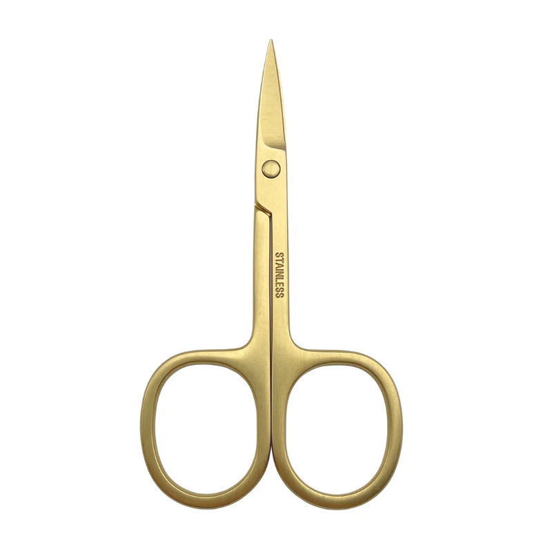 TESOURA DE METAL SIMPLES - DOURADA