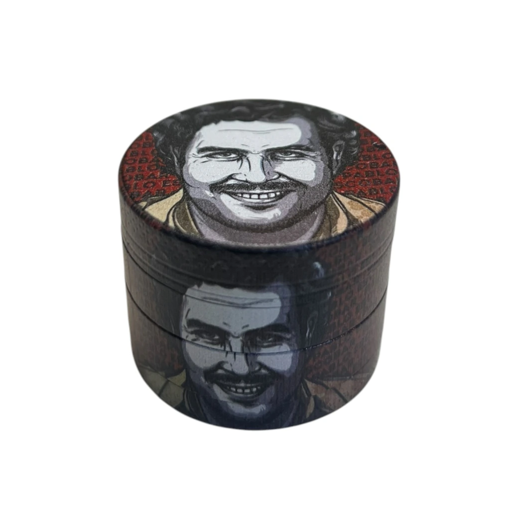 DICHAVADOR DE METAL - 4 PARTES - MÉDIO - ESCOBAR WHITE RED