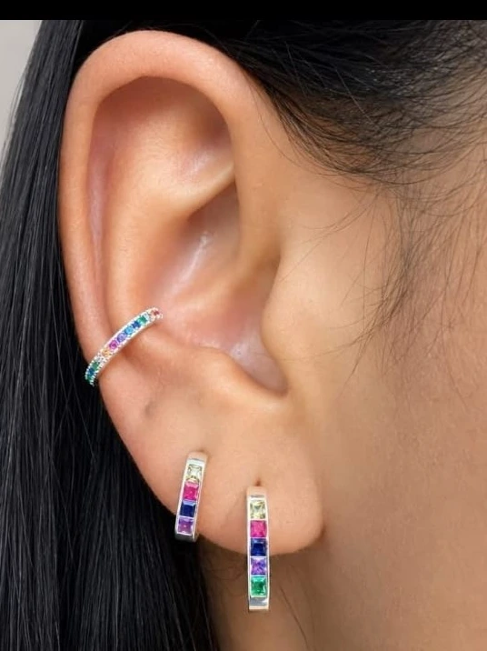 Piercing Fake Colorido